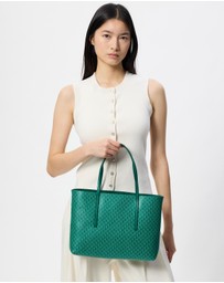 Calvin Klein - Emblem All Over Print Small Tote Bag