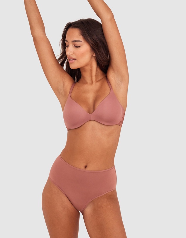Bras N Things - NKD Lightly Lined Relaxed Wire Bra - Mocha