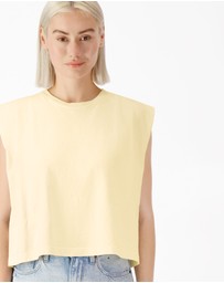 American Apparel - Heavyweight Garment Dyed Women's Muscle T-Shirt