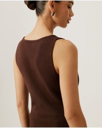 Tussah - V-Neck Knit Top