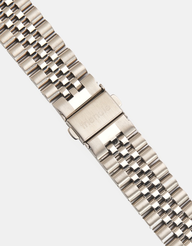 Friendie - Stainless Steel Link Bracelet Band - The Perth - Apple Watch Compatible