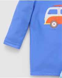 Purebaby - Board Short & Rashie Set- Kids-Babies