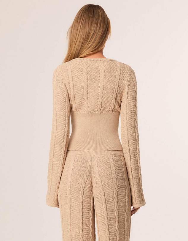 SNDYS - Cici Cable Knit Top