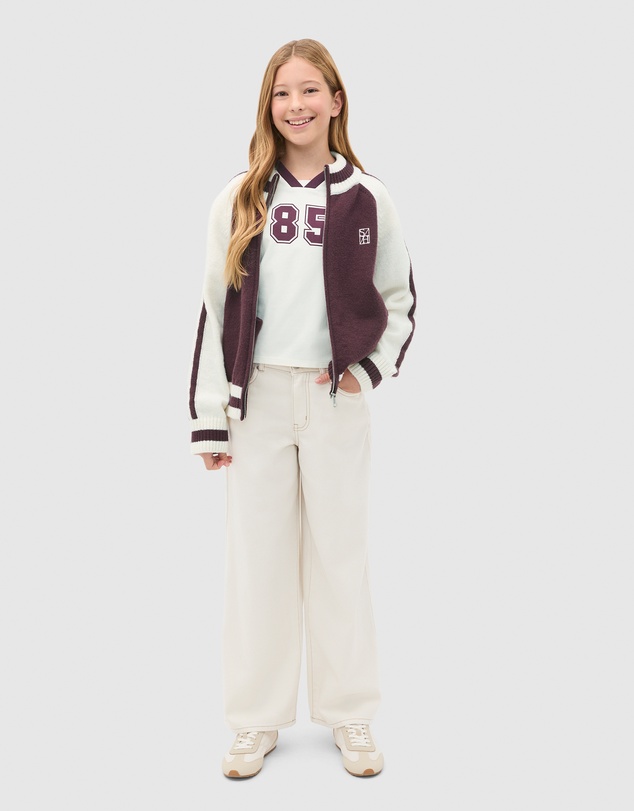 Seed Heritage - Zip Up Knit Bomber - Teen
