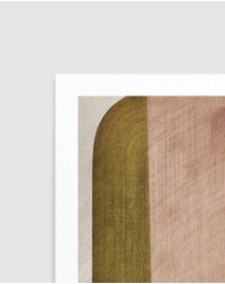 Olive et Oriel - Metal Brushs No2 by Alma Art Print