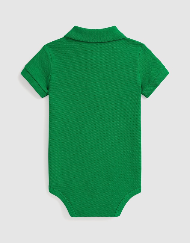 Polo Ralph Lauren - Big Pony Cotton Polo Bodysuit - Babies