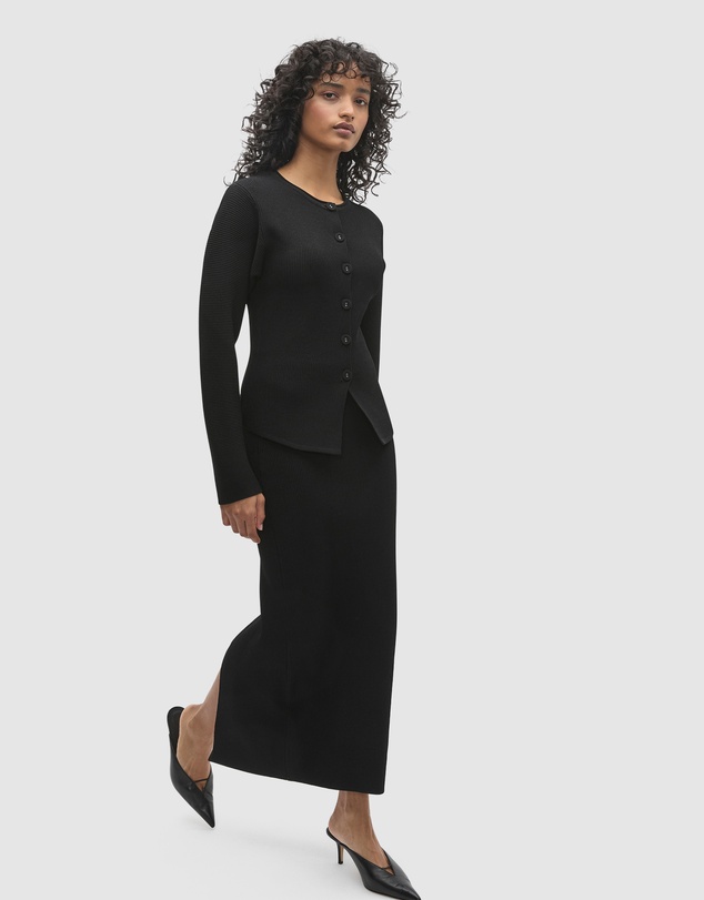 Seed Heritage - Crepe Ribbed Cardigan