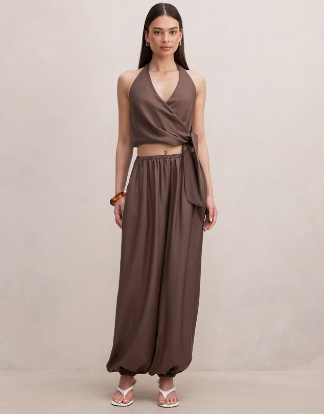 Forever New - Bronte Wrap Halter Neck Top
