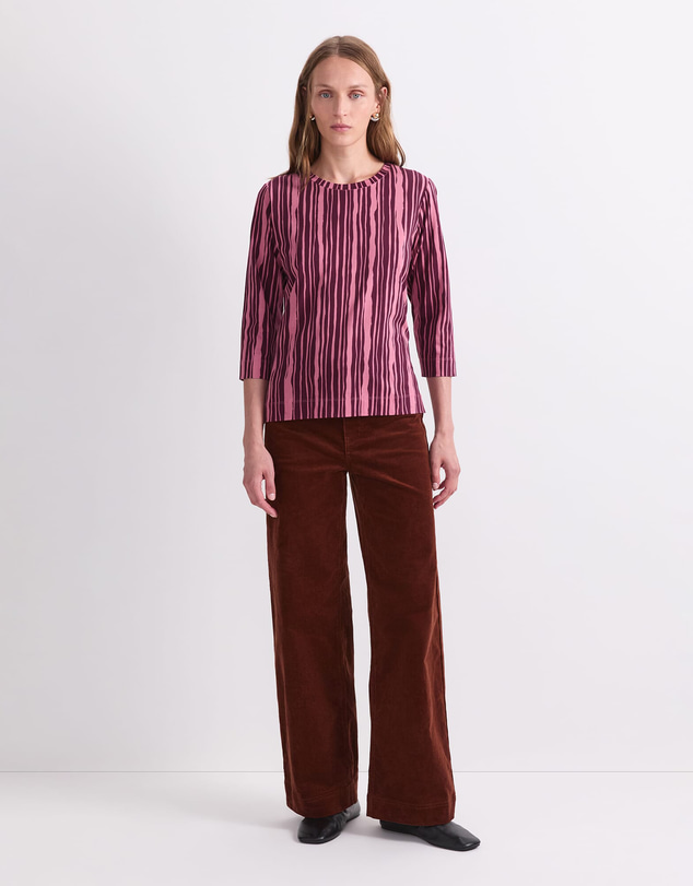 Sportscraft - Stripe Print Mercerised Tee