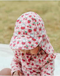 Kynd Baby - Miffy Sunny Hat in Berry Check