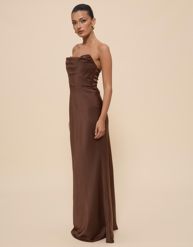 CHANCERY - Jada Strapless Corset Maxi Dress