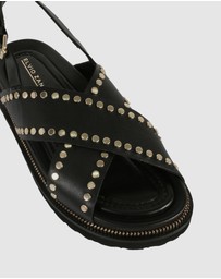 S by Sempre Di - Noir Sandals