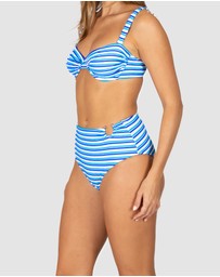 Baku Swimwear - Capri High Waist Cheeky Bikini Bottom