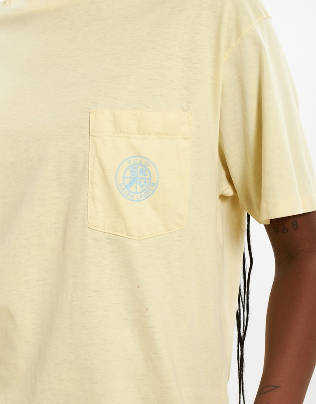 Vintage by The Real Deal - Pre Loved - 90s Polo Ralph Lauren 'Cookie Logo' Pocket Tee