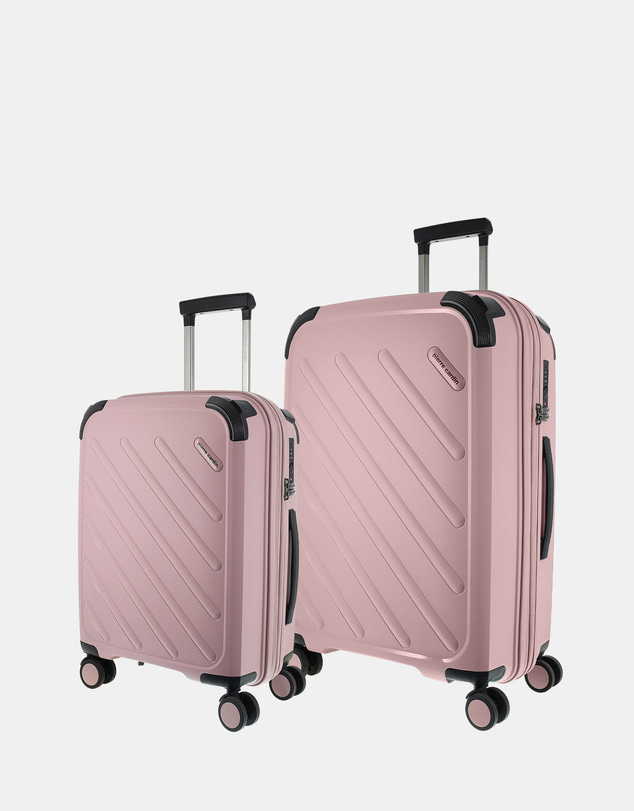 Pierre Cardin - Pierre Cardin Edge Hard Shell Medium and Cabin 2-Piece Set Bundle