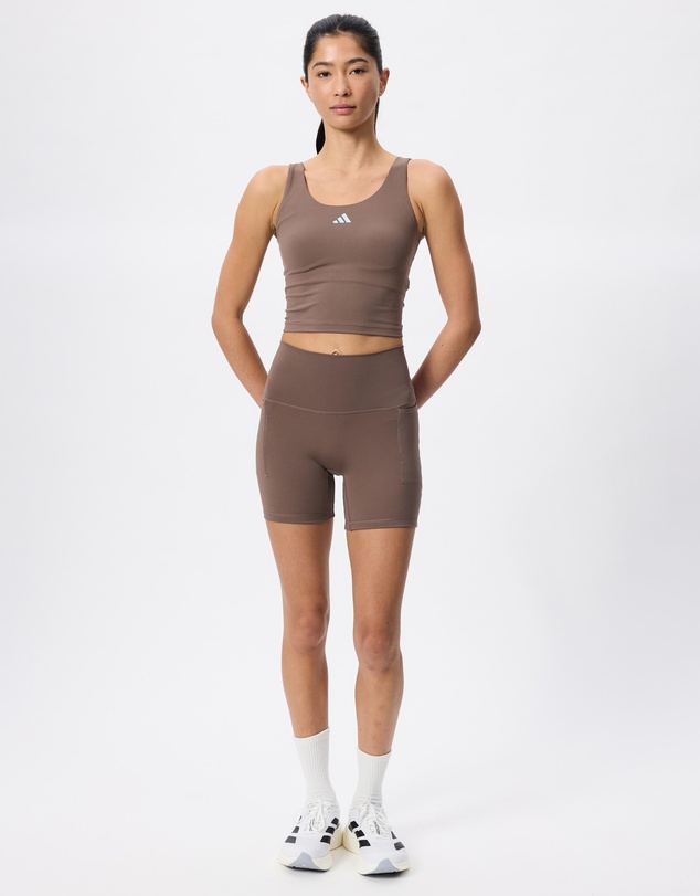 adidas Performance - 3 Stripes Studio All Me Booty Short Leggings