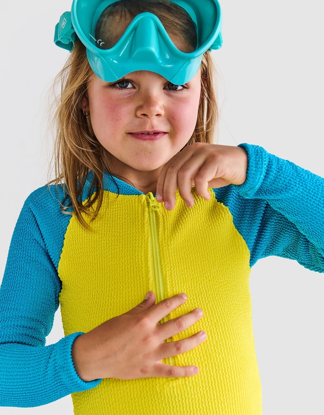 Kip&Co - Splash Crinkle LS Bathers - Kids