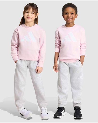 Clear Pink, White & White