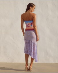 Runaway the Label - Ava Flounce Midi Skirt