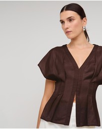 Staple the Label - Estelle Pleated Blouse