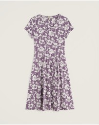 Seasalt - Seasalt Cornwall Purple Pier View Jersey Dress