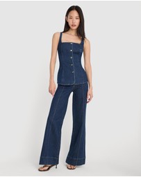 Good American - Good Waist Palazzo Jeans