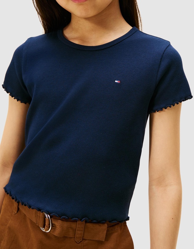 Tommy Hilfiger - Essential Rib Top SS - Teens