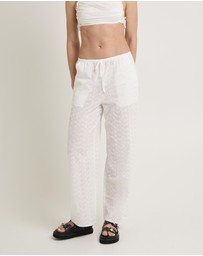 Subtitled - Elin Broderie Pants