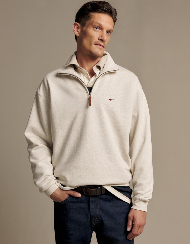 R.M.Williams - Mulyungarie Quarter Zip Sweatshirt