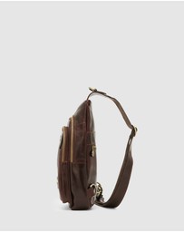 Republic of Florence - Valerio Brown Leather Sling Bag