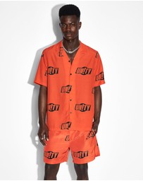 Ksubi - Unity Sign Resort Ss Shirt Orange