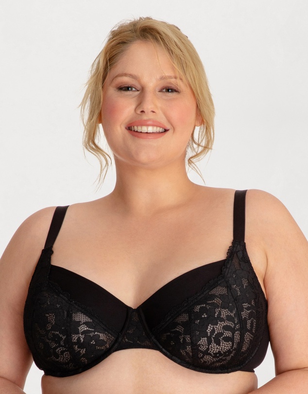Ava & Audrey  - Underbliss by Ava & Audrey Lacey Balconette Underwire Bra