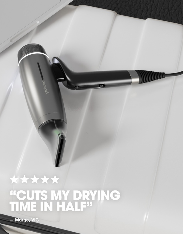 ghd - speed Professional Hair Dryer in Titanium Black