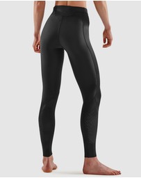SKINS - SKINS Compression Women's Series-3 Clothing 400 Long Tight Black Star