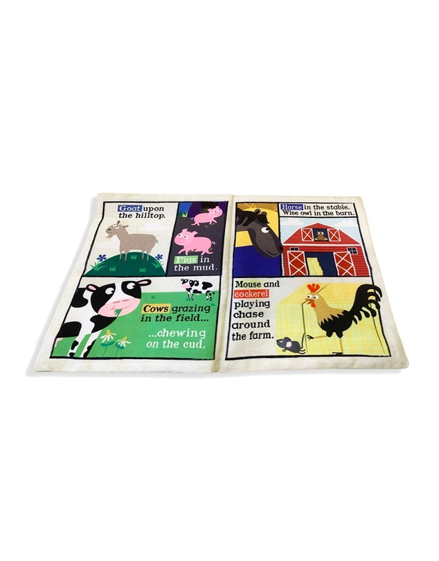 Jo and Nics Crinkly Cloth Books - Farm Animals