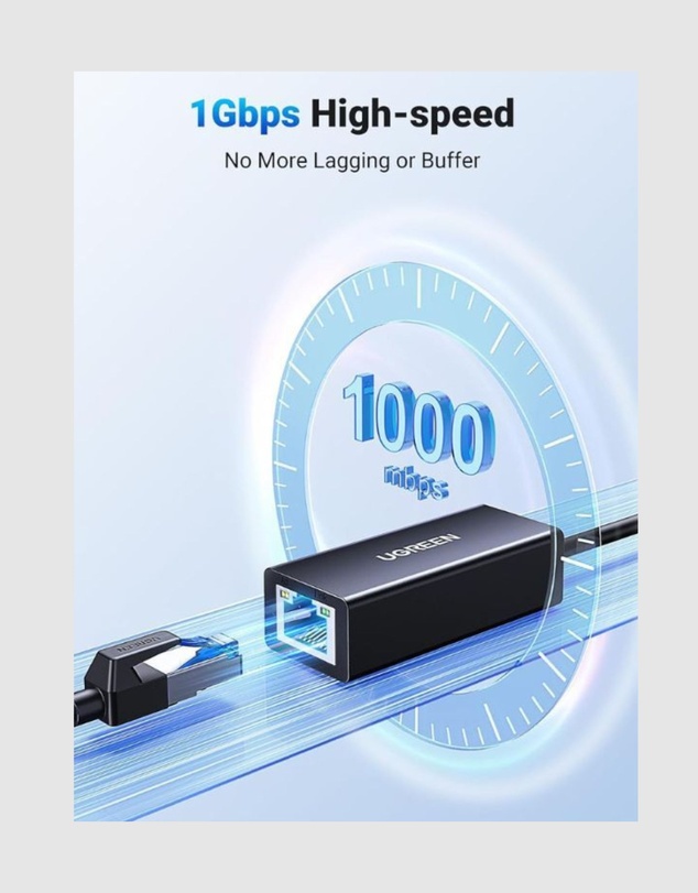 Ugreen - UGREEN USB to Ethernet Adapter 1000Mbps with USB 3.0