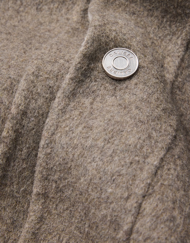 Calibre - Double Faced Wool Shirt Jacket Sepia