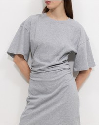 Calli - Gathered Tee Dress