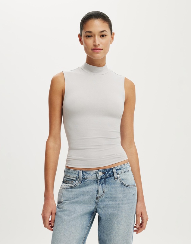 Cotton On - Mock Neck Tank