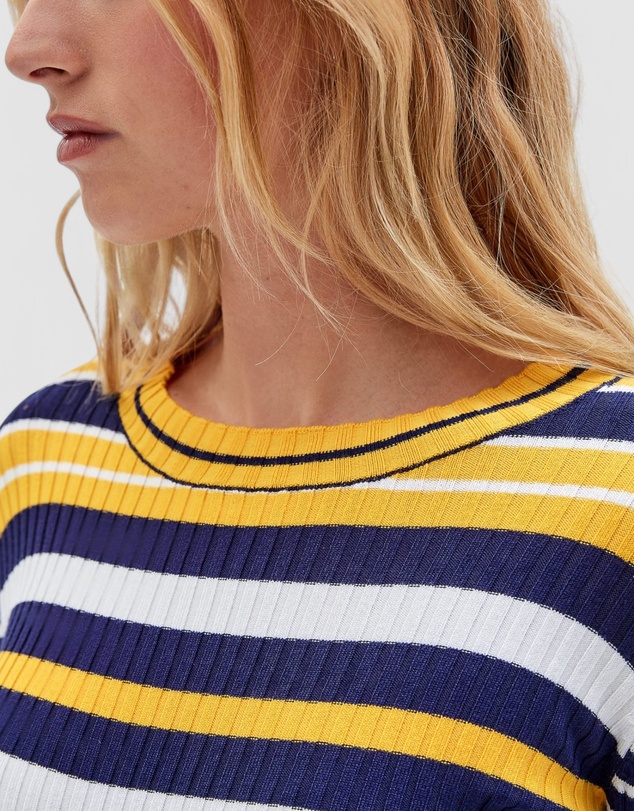 GUESS Originals - GUESS Originals Sophia Long Sleeve Ribbed Sweater