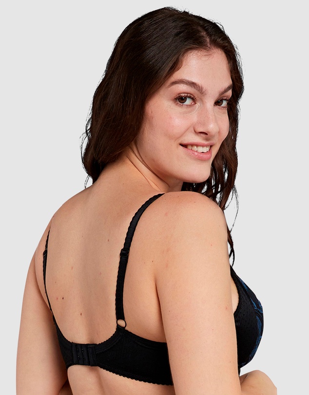 Sans Complexe - Capucine Wired Two-Tone Lace Bra