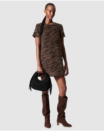 & Other Stories - Wool Jacquard Mini Dress