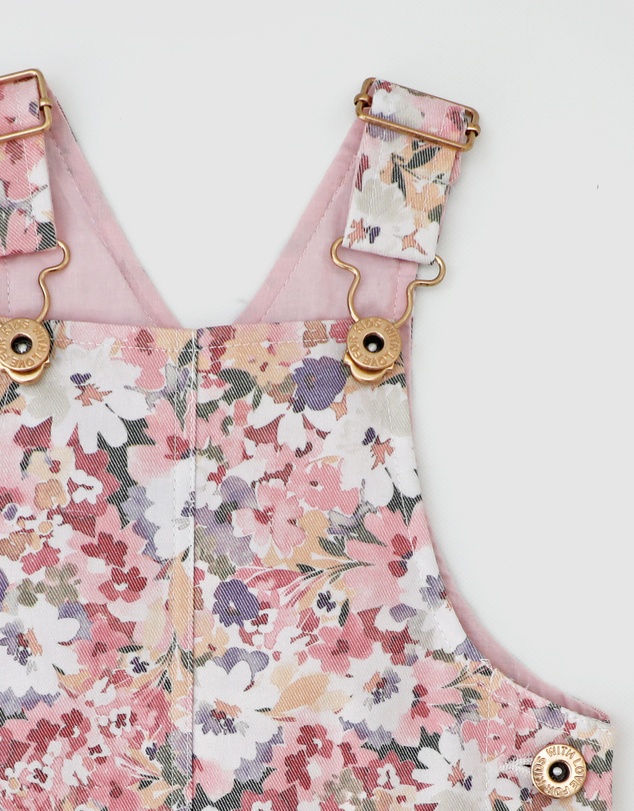 WITH LOVE FOR KIDS - Hazel Denim Pinafore Dress - Babies - Kids
