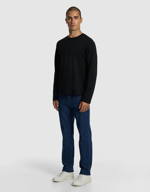 yd. - Zander Long Sleeve Mercerised Cotton Tee