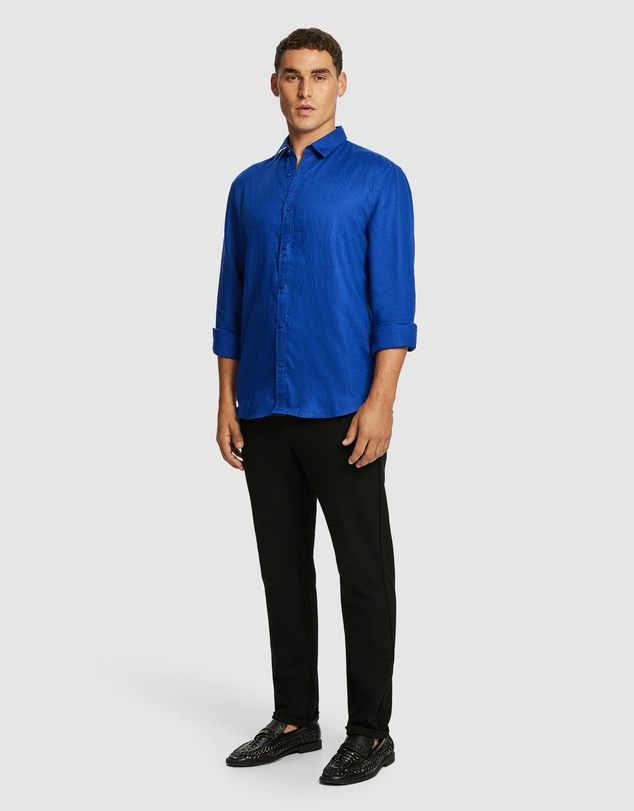 yd. - West Hampton Pure Linen Shirt