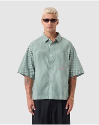 Zanerobe - Box Crop Shirt Forest Check