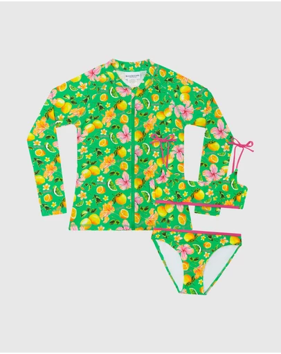 Bluesalt Beachwear - Positano Bikini and Matching Rash Top