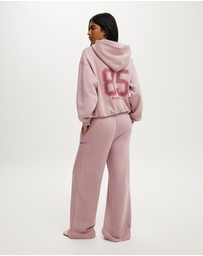 Cotton On - Graphic Boxy Fleece Hoodie
