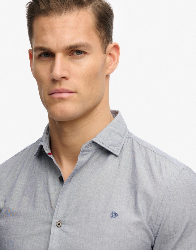 Superdry - Cut Away Poplin Long Sleeve Shirt