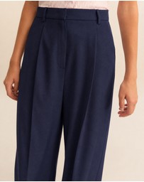 Emme - Navy Tailored Trousers